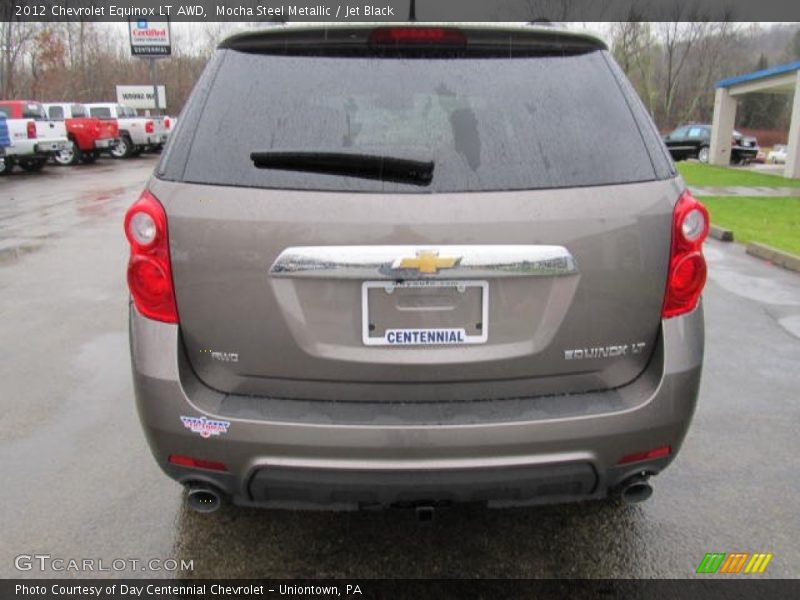 Mocha Steel Metallic / Jet Black 2012 Chevrolet Equinox LT AWD