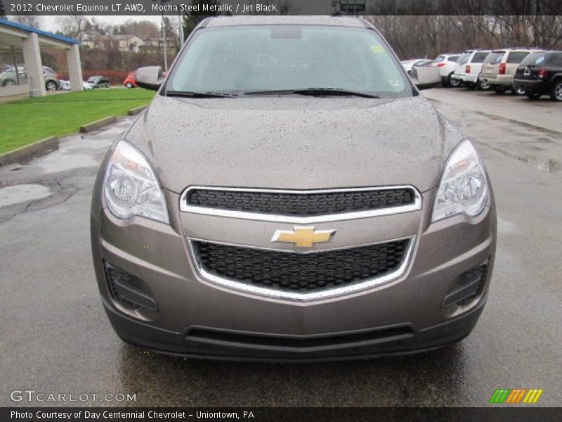 Mocha Steel Metallic / Jet Black 2012 Chevrolet Equinox LT AWD