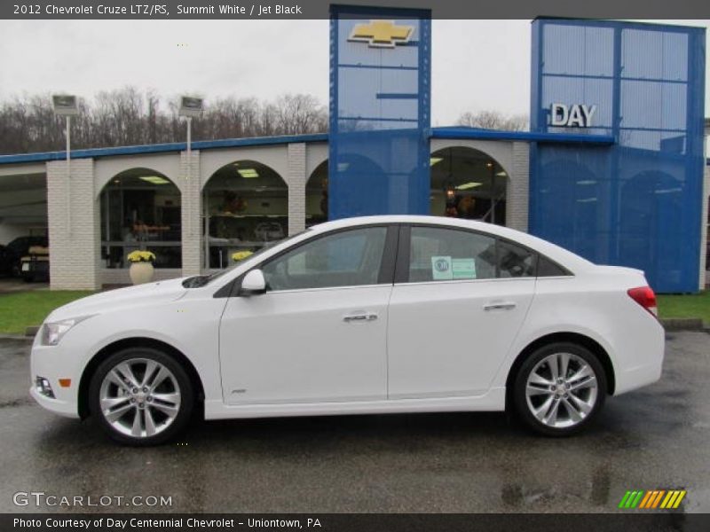 Summit White / Jet Black 2012 Chevrolet Cruze LTZ/RS
