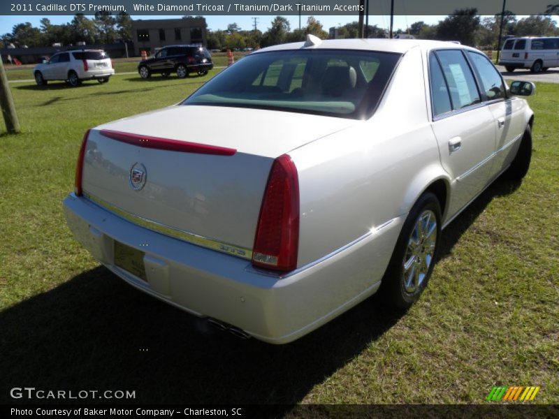 White Diamond Tricoat / Titanium/Dark Titanium Accents 2011 Cadillac DTS Premium