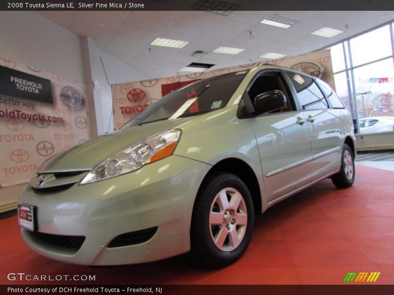 Silver Pine Mica / Stone 2008 Toyota Sienna LE