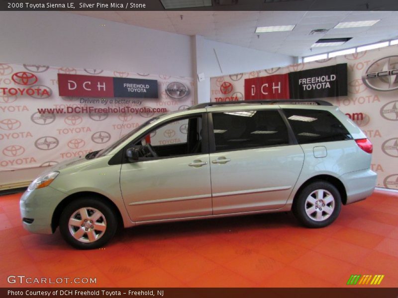 Silver Pine Mica / Stone 2008 Toyota Sienna LE