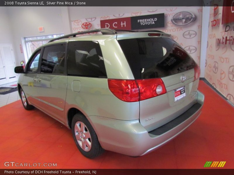 Silver Pine Mica / Stone 2008 Toyota Sienna LE