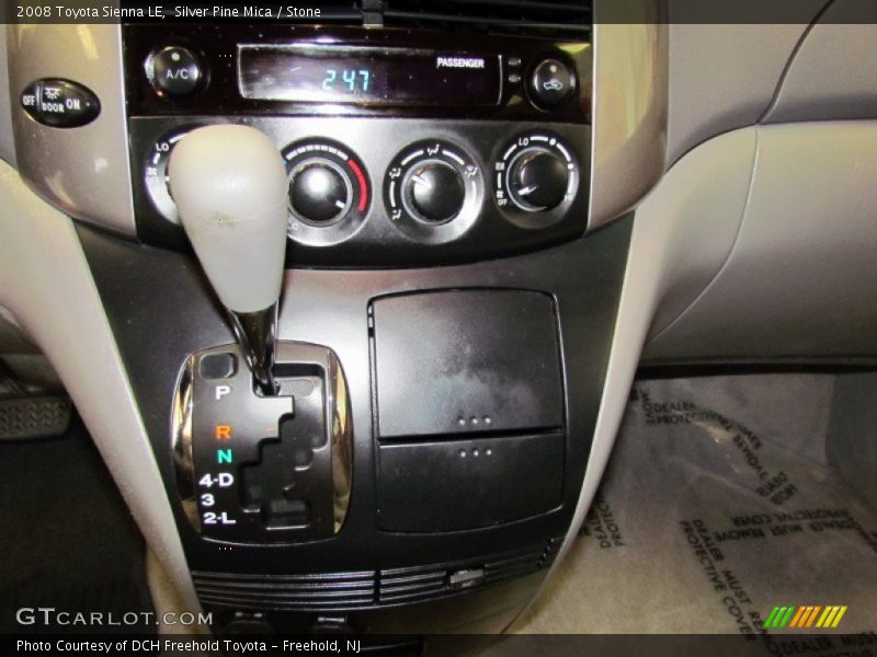 Silver Pine Mica / Stone 2008 Toyota Sienna LE