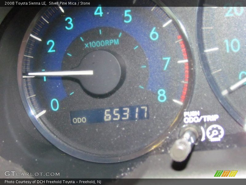 Silver Pine Mica / Stone 2008 Toyota Sienna LE