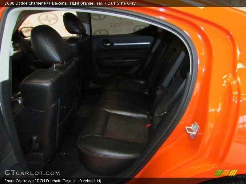 HEMI Orange Pearl / Dark Slate Gray 2008 Dodge Charger R/T Daytona