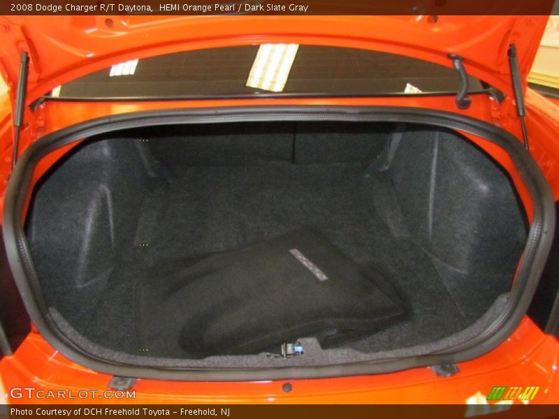 HEMI Orange Pearl / Dark Slate Gray 2008 Dodge Charger R/T Daytona