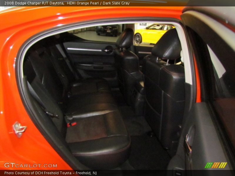 HEMI Orange Pearl / Dark Slate Gray 2008 Dodge Charger R/T Daytona