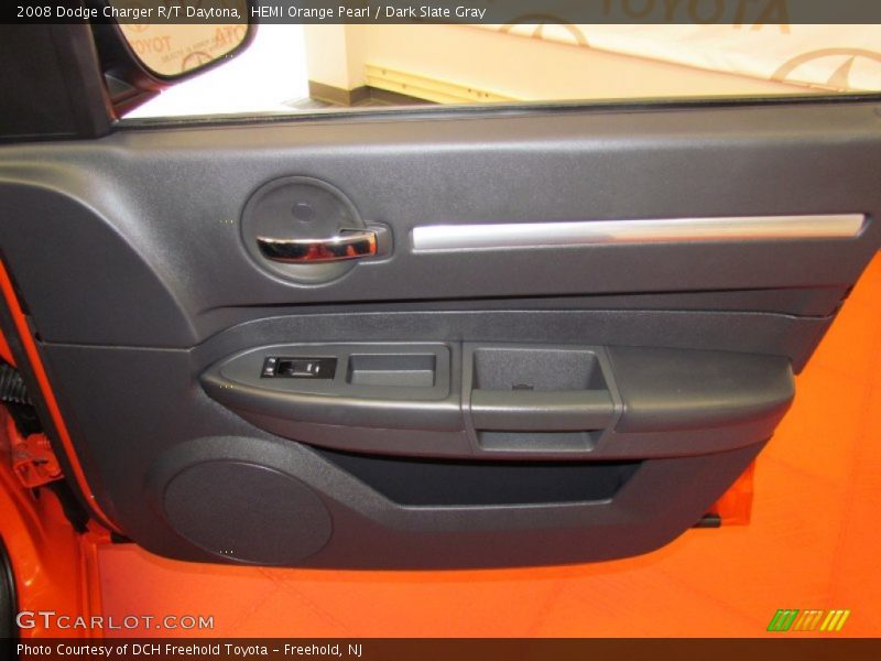 HEMI Orange Pearl / Dark Slate Gray 2008 Dodge Charger R/T Daytona