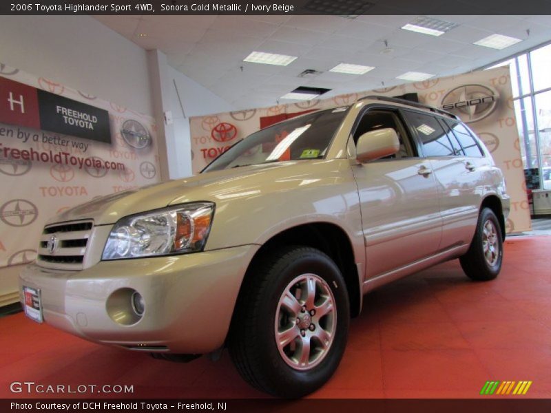 Sonora Gold Metallic / Ivory Beige 2006 Toyota Highlander Sport 4WD
