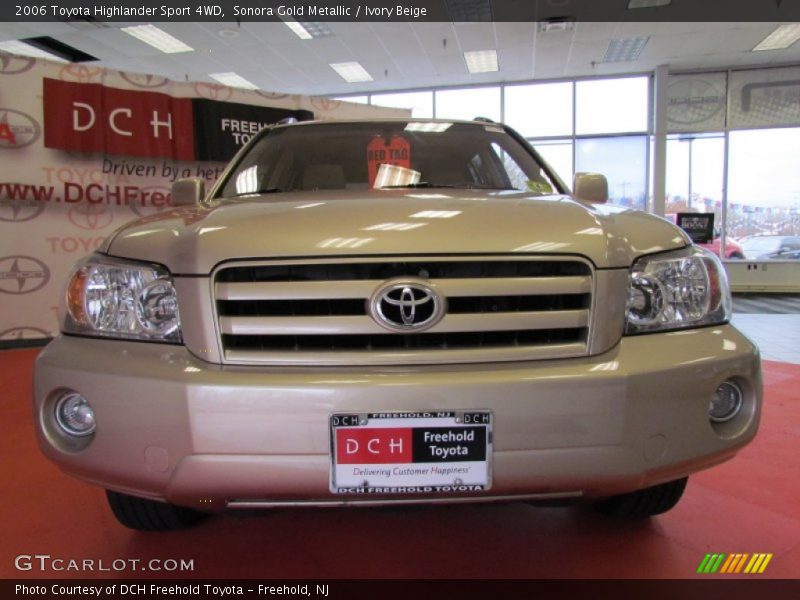 Sonora Gold Metallic / Ivory Beige 2006 Toyota Highlander Sport 4WD