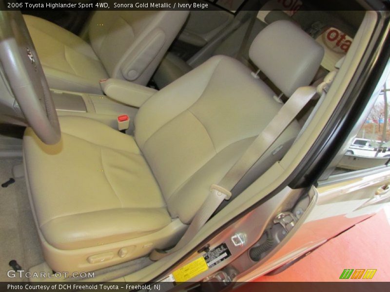 Sonora Gold Metallic / Ivory Beige 2006 Toyota Highlander Sport 4WD