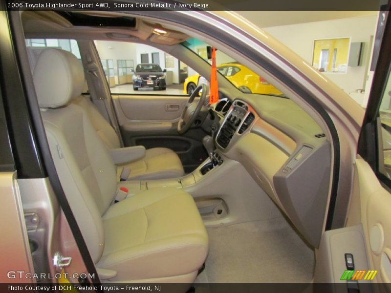Sonora Gold Metallic / Ivory Beige 2006 Toyota Highlander Sport 4WD