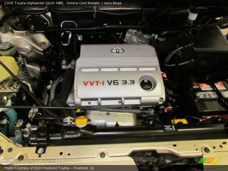 Sonora Gold Metallic / Ivory Beige 2006 Toyota Highlander Sport 4WD
