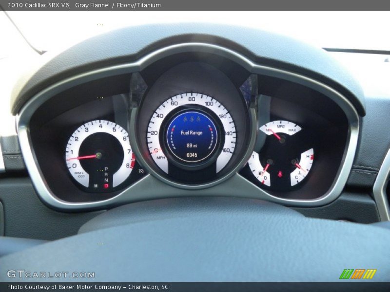 Gray Flannel / Ebony/Titanium 2010 Cadillac SRX V6