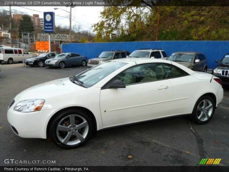 Ivory White / Light Taupe 2006 Pontiac G6 GTP Convertible