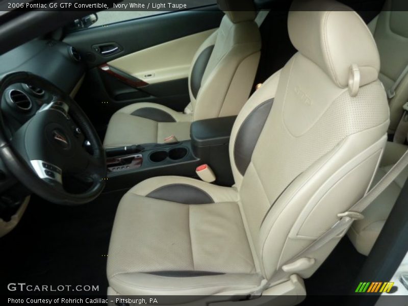  2006 G6 GTP Convertible Light Taupe Interior