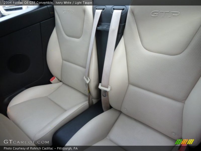  2006 G6 GTP Convertible Light Taupe Interior