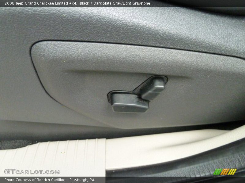 Black / Dark Slate Gray/Light Graystone 2008 Jeep Grand Cherokee Limited 4x4