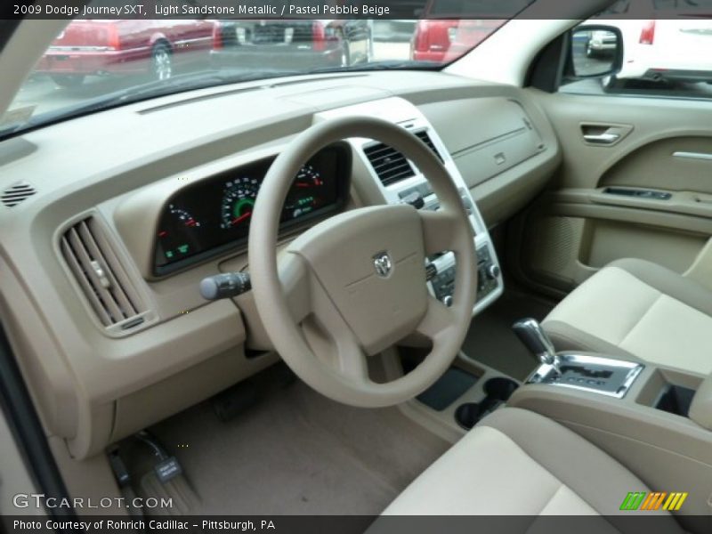 Pastel Pebble Beige Interior - 2009 Journey SXT 