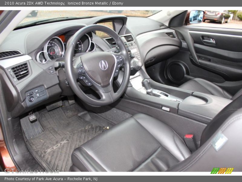 Ebony Interior - 2010 ZDX AWD Technology 