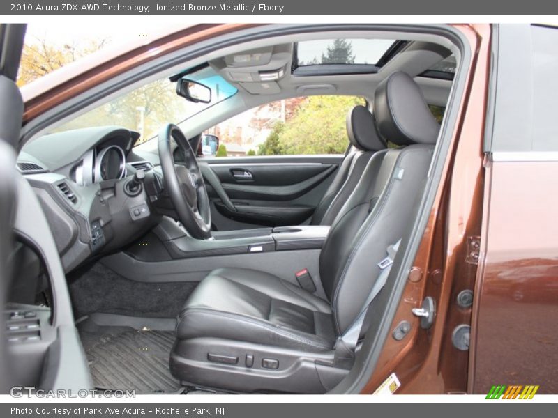  2010 ZDX AWD Technology Ebony Interior