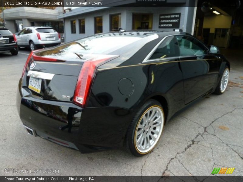 Black Raven / Ebony 2011 Cadillac CTS 4 AWD Coupe