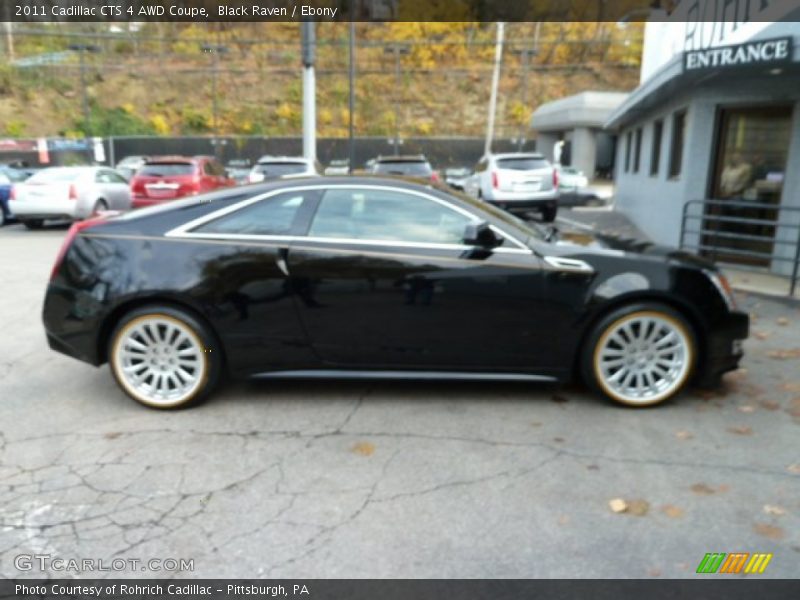 Black Raven / Ebony 2011 Cadillac CTS 4 AWD Coupe