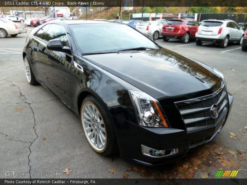 Black Raven / Ebony 2011 Cadillac CTS 4 AWD Coupe