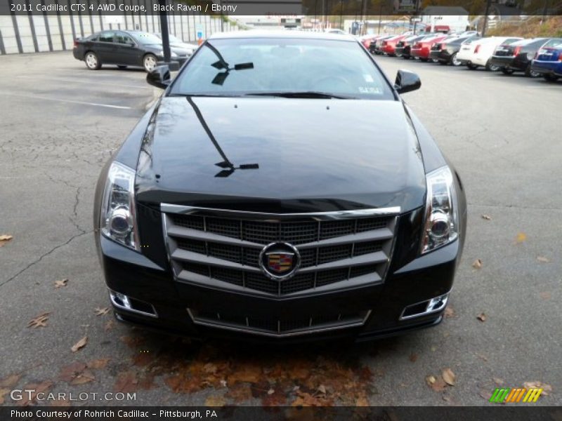 Black Raven / Ebony 2011 Cadillac CTS 4 AWD Coupe