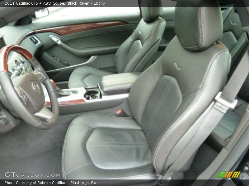  2011 CTS 4 AWD Coupe Ebony Interior