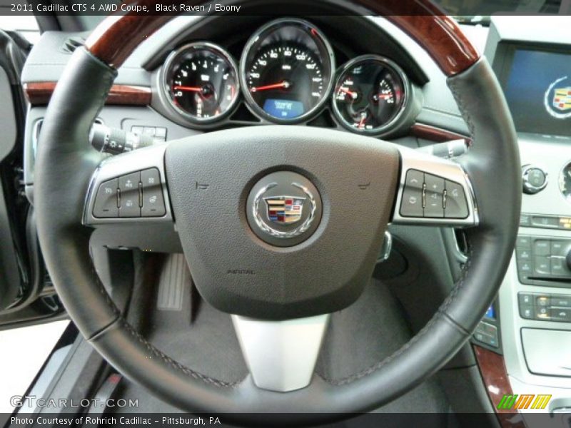 Black Raven / Ebony 2011 Cadillac CTS 4 AWD Coupe