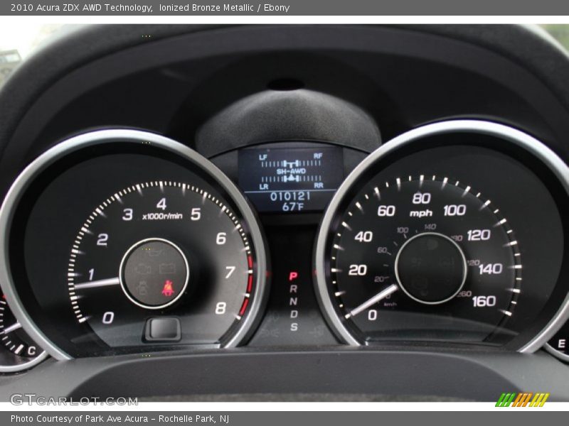  2010 ZDX AWD Technology AWD Technology Gauges