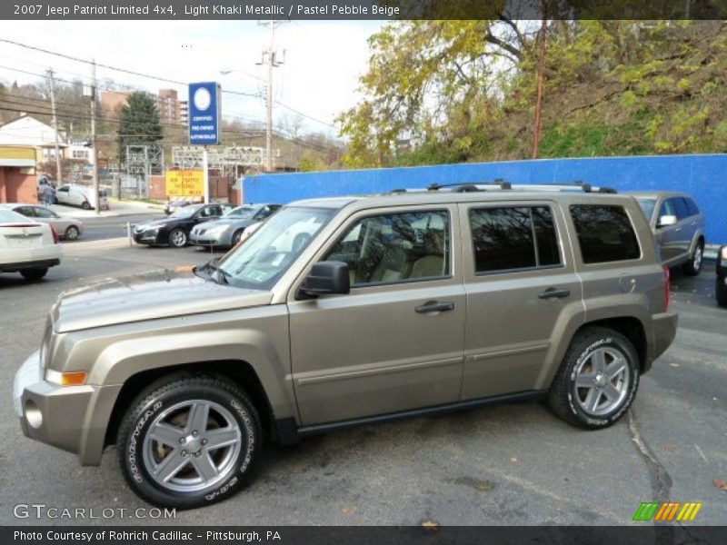 Light Khaki Metallic / Pastel Pebble Beige 2007 Jeep Patriot Limited 4x4