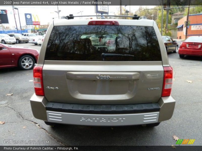 Light Khaki Metallic / Pastel Pebble Beige 2007 Jeep Patriot Limited 4x4
