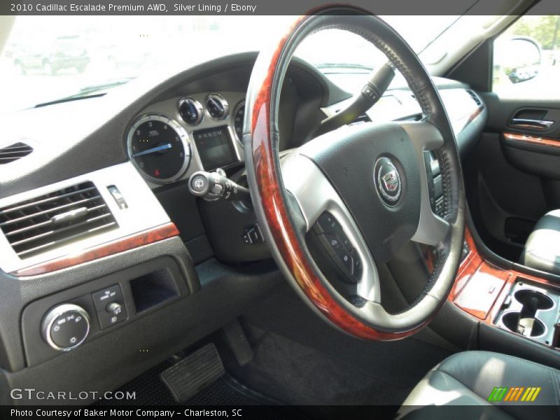 Silver Lining / Ebony 2010 Cadillac Escalade Premium AWD