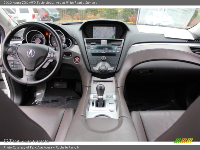 Dashboard of 2010 ZDX AWD Technology