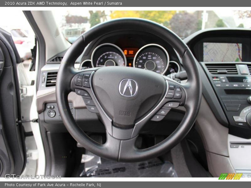  2010 ZDX AWD Technology Steering Wheel