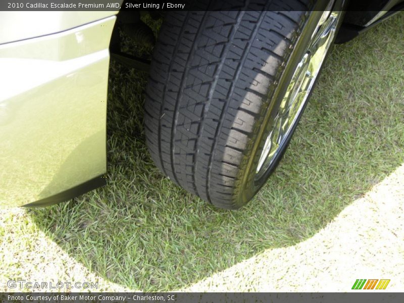 Silver Lining / Ebony 2010 Cadillac Escalade Premium AWD