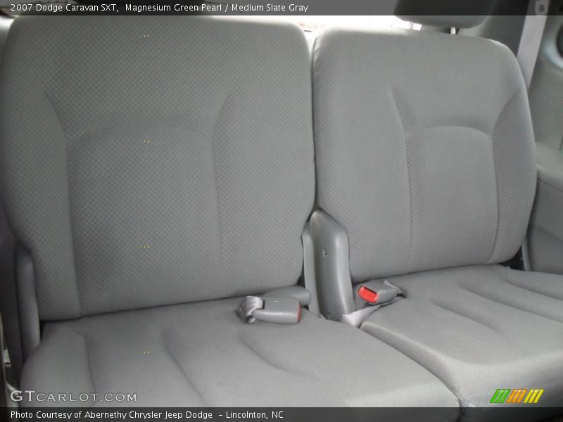Magnesium Green Pearl / Medium Slate Gray 2007 Dodge Caravan SXT