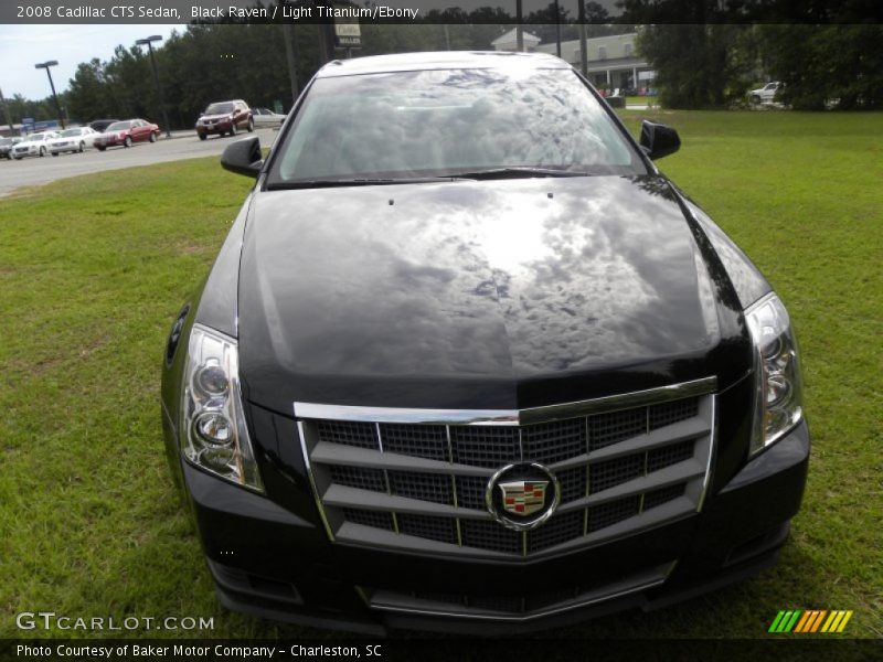 Black Raven / Light Titanium/Ebony 2008 Cadillac CTS Sedan