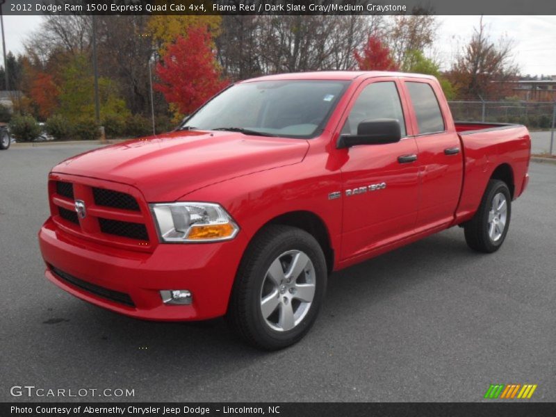  2012 Ram 1500 Express Quad Cab 4x4 Flame Red