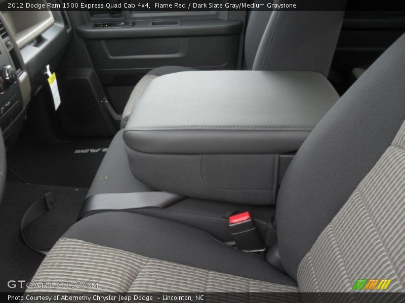 Flame Red / Dark Slate Gray/Medium Graystone 2012 Dodge Ram 1500 Express Quad Cab 4x4