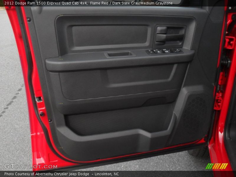 Flame Red / Dark Slate Gray/Medium Graystone 2012 Dodge Ram 1500 Express Quad Cab 4x4