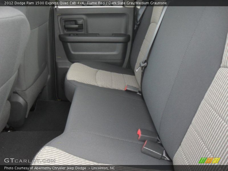 Flame Red / Dark Slate Gray/Medium Graystone 2012 Dodge Ram 1500 Express Quad Cab 4x4