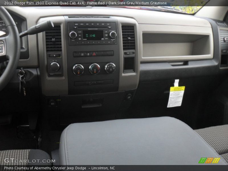 Flame Red / Dark Slate Gray/Medium Graystone 2012 Dodge Ram 1500 Express Quad Cab 4x4