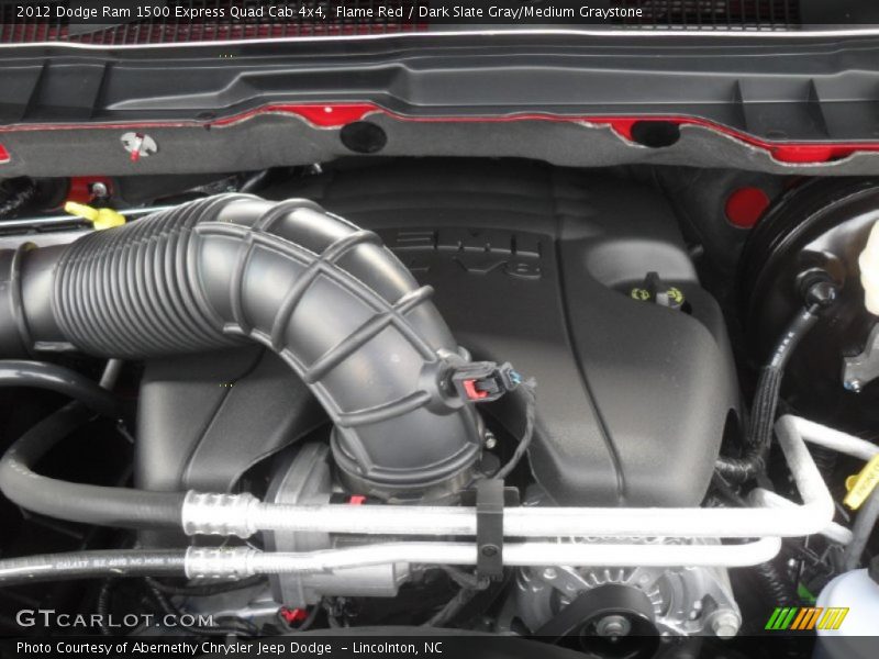 Flame Red / Dark Slate Gray/Medium Graystone 2012 Dodge Ram 1500 Express Quad Cab 4x4