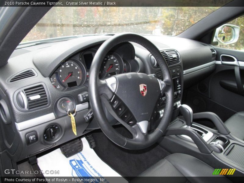 Crystal Silver Metallic / Black 2010 Porsche Cayenne Tiptronic