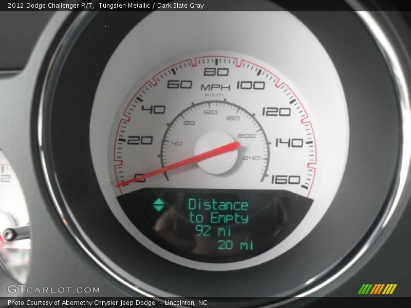 Tungsten Metallic / Dark Slate Gray 2012 Dodge Challenger R/T