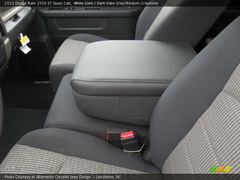 White Gold / Dark Slate Gray/Medium Graystone 2011 Dodge Ram 1500 ST Quad Cab